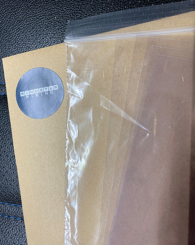 10 Feuilles Acétate Transparent 240 Microns - Format A4 - Pour Reliure, Pochoirs, Artisanat