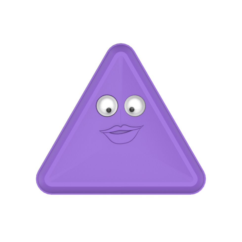 Purple lucky lottery scratchcard scraper called Flirty