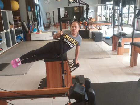 Eu e o pilates