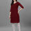 Thumbnail: 4-Classy Maroon Women Chikankari Kurti