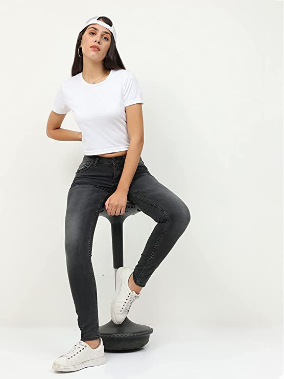 Thumbnail: Women Plain White Crop Top