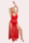 5-Soft Elegant Lace Seductive Nightgown