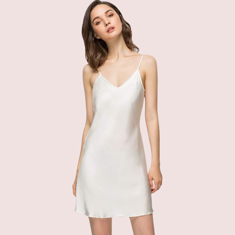 Thumbnail: 5-Women's Silky Tank Top Slip Dress Adjustable Straps