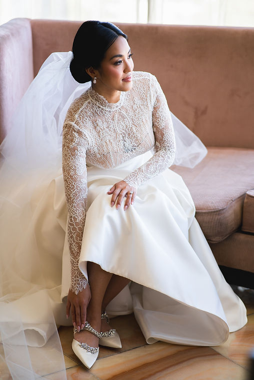 Regina Bride Getting Ready