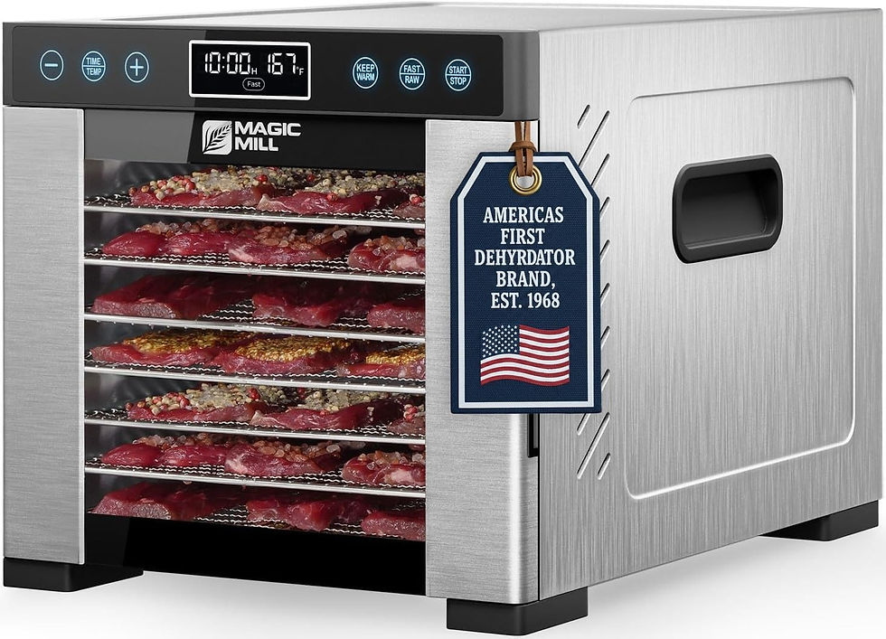 Magic Mill Pro Food Dehydrator (7-Tray, 600W)