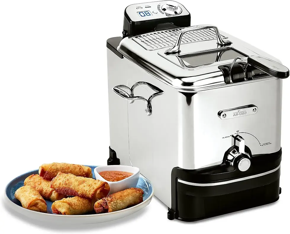 All-Clad Electric Deep Fryer with Basket & Lid