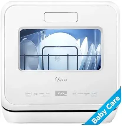 Portable Mini Dishwasher with Built-In  Water Tank