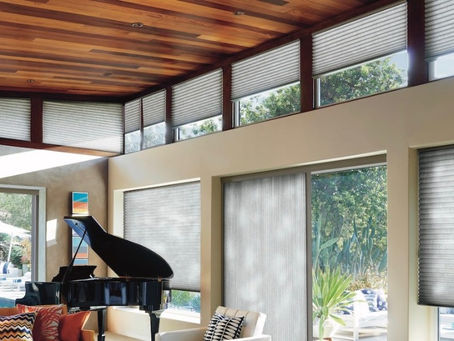 Angled Window Blinds, Shades and Shutters