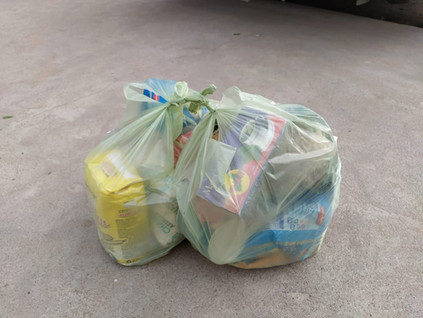 2020 Mayo, Entrega de alimentos a familias de las escuelas de Yacu Hurmana y La Candelaria.