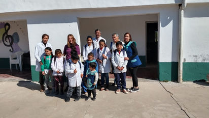 2022 Mayo. Entregas en la Escuela N° 1048 del paraje de El Cachi, dpto Figueroa, Santiago del Estero