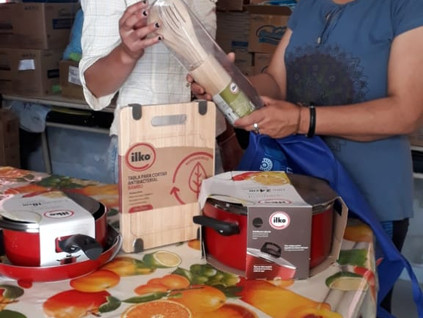 2019 Diciembre, En la escuela N° 612, de santa Rosa de Casares, cerrando el año, llevando algunos pr