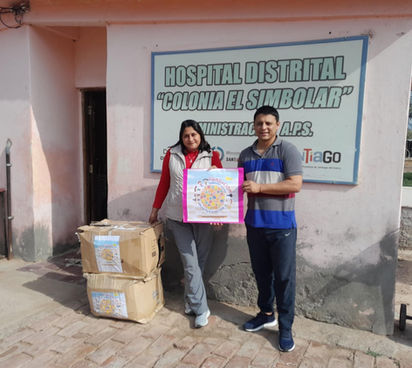 2023 Septiembre. Entrega de medicamentos Colonia El Simbolar , Salita San Javier  y Suncho Corral