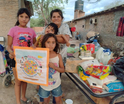 2023 Enero. Entrega de mercadería a familias de Suncho Corral y Yacu Hurmana