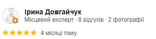 Отзыв від Ірини