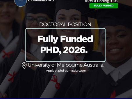 University of Melbourne PhD Scholarship 2026