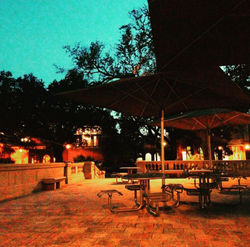 Tulane University, Uptown campus at dusk