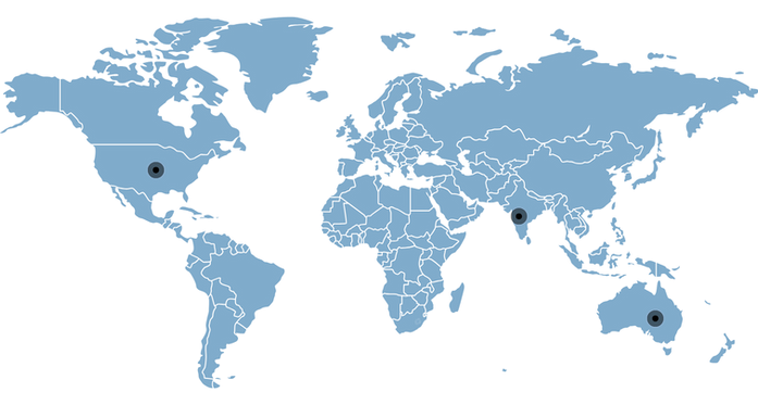 Draftmatic Location map