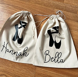 Personalised Pointe Shoe Bag