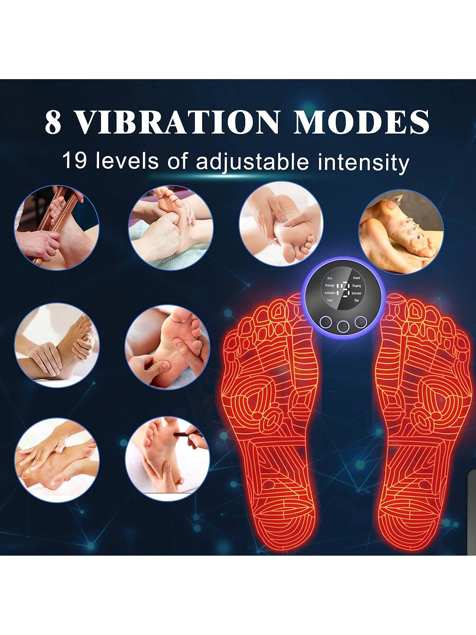 Miniatura: Portable Neuropathy Foot Massager Pad