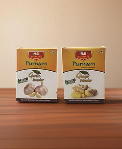 Garlic and Ginger Powder Boxes (Alternate View)