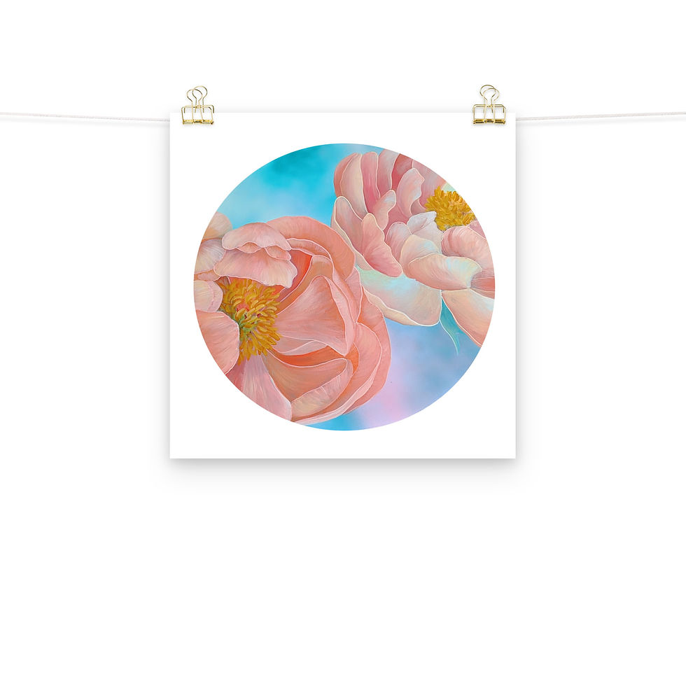 Thumbnail: Pink Peonies Art Print