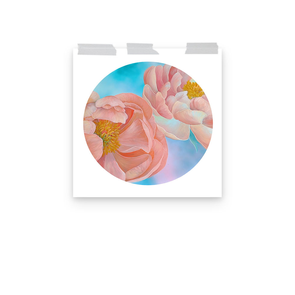 Thumbnail: Pink Peonies Art Print