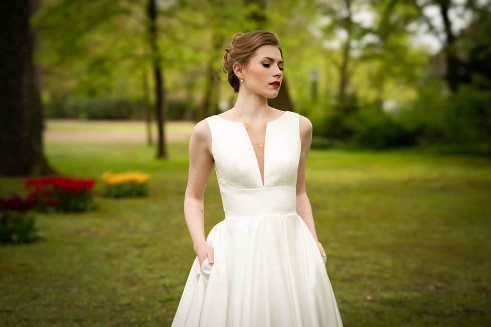 Braut, Brautkleid, Outdoor, Shooting
