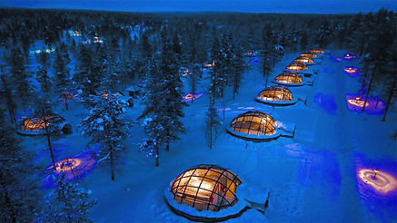 Igloo per vedere l'Aurora Boreale