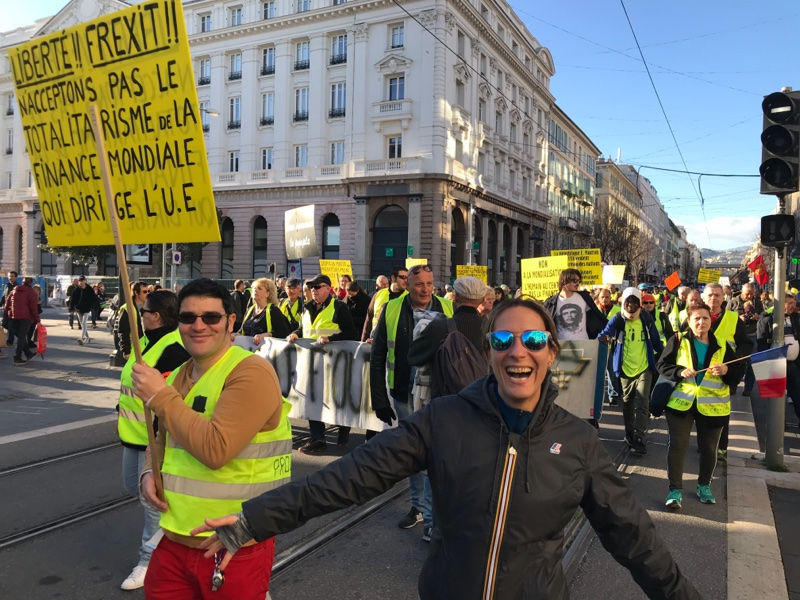 gilet gialli a Nizza