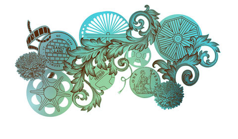 cut out art installation