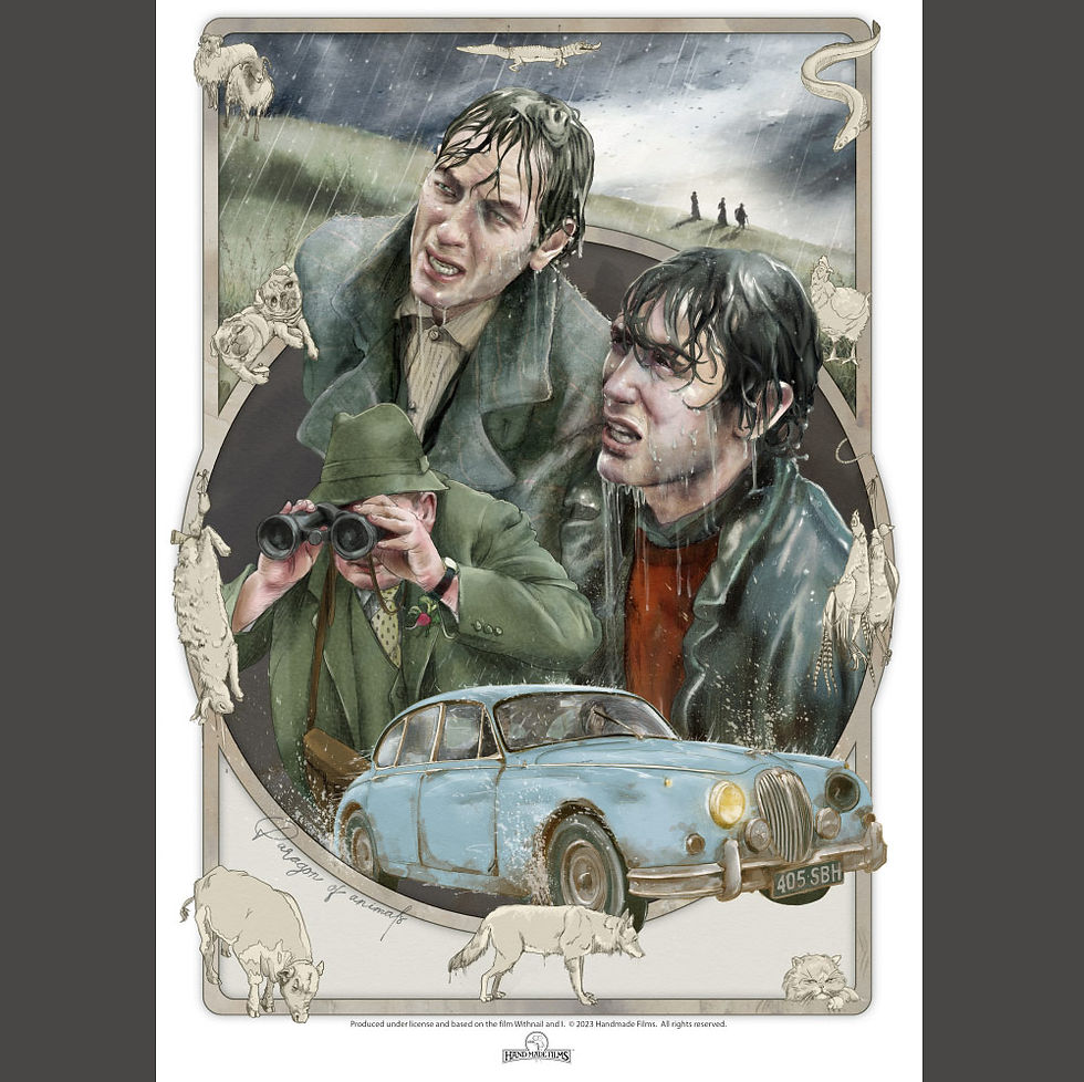 Withnail and I art print poster