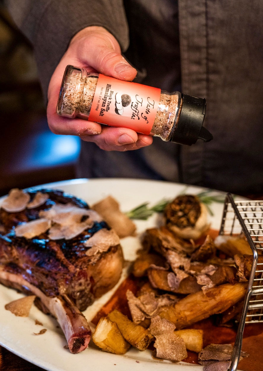 Thumbnail: Black Truffle Himalayan Pink Salt 14%  - 4.1 oz (115g)