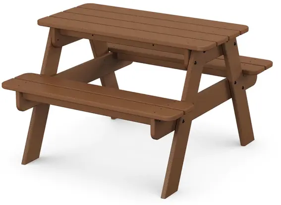 Kids - Brown picnic table