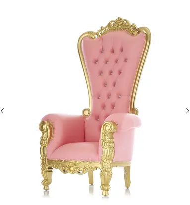 Adult - Pink throne chair