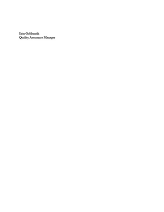 Certificate of Analysis