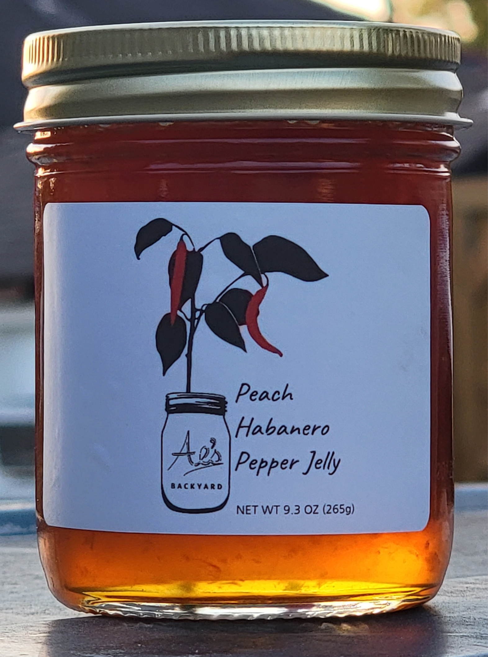 Peach Habanero Pepper Jelly