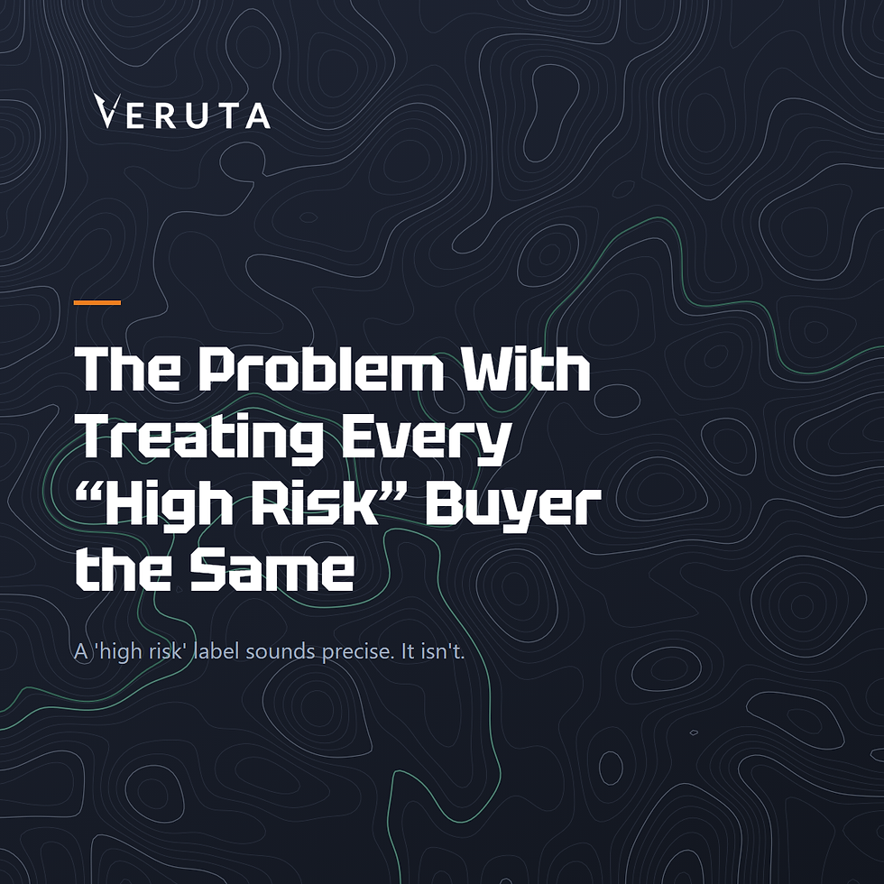 The Problem With Treating Every “High Risk” Buyer the Same
