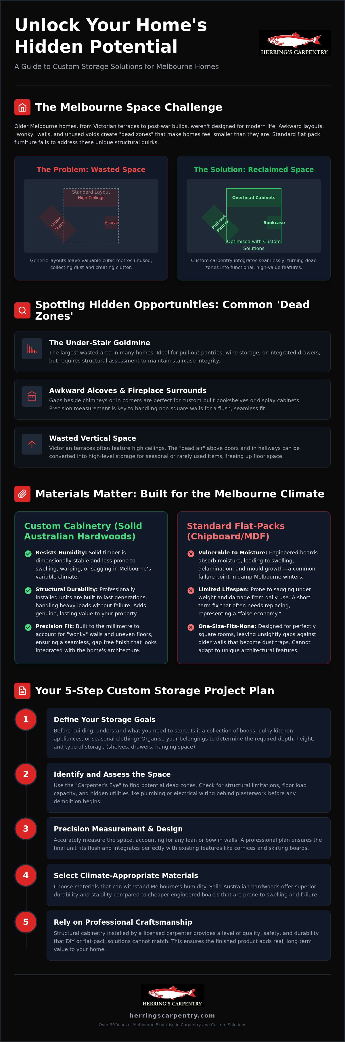 Custom storage solutions Melbourne