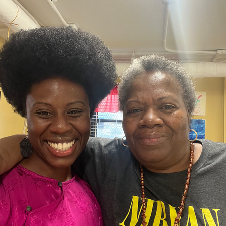 A moment of celebration at the program’s conclusion, highlighting the impact of shared wellness and community connection.