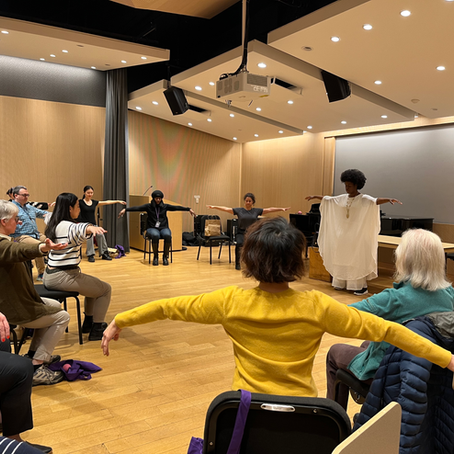 Founder Lu Xia assisted in facilitating a group session focused on fostering NYC community harmony and social cohesion at NYU