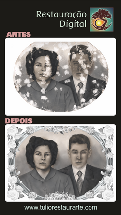 Foto Pintada - Casal