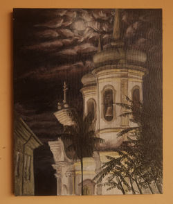 Luar sobre Igreja de São Franciso