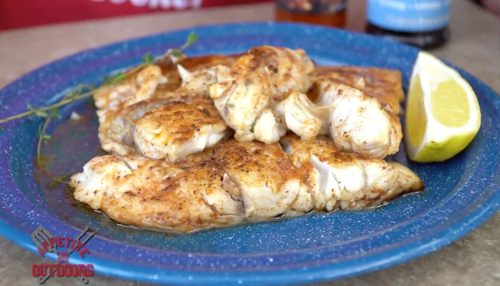 Skillet Braised Drum