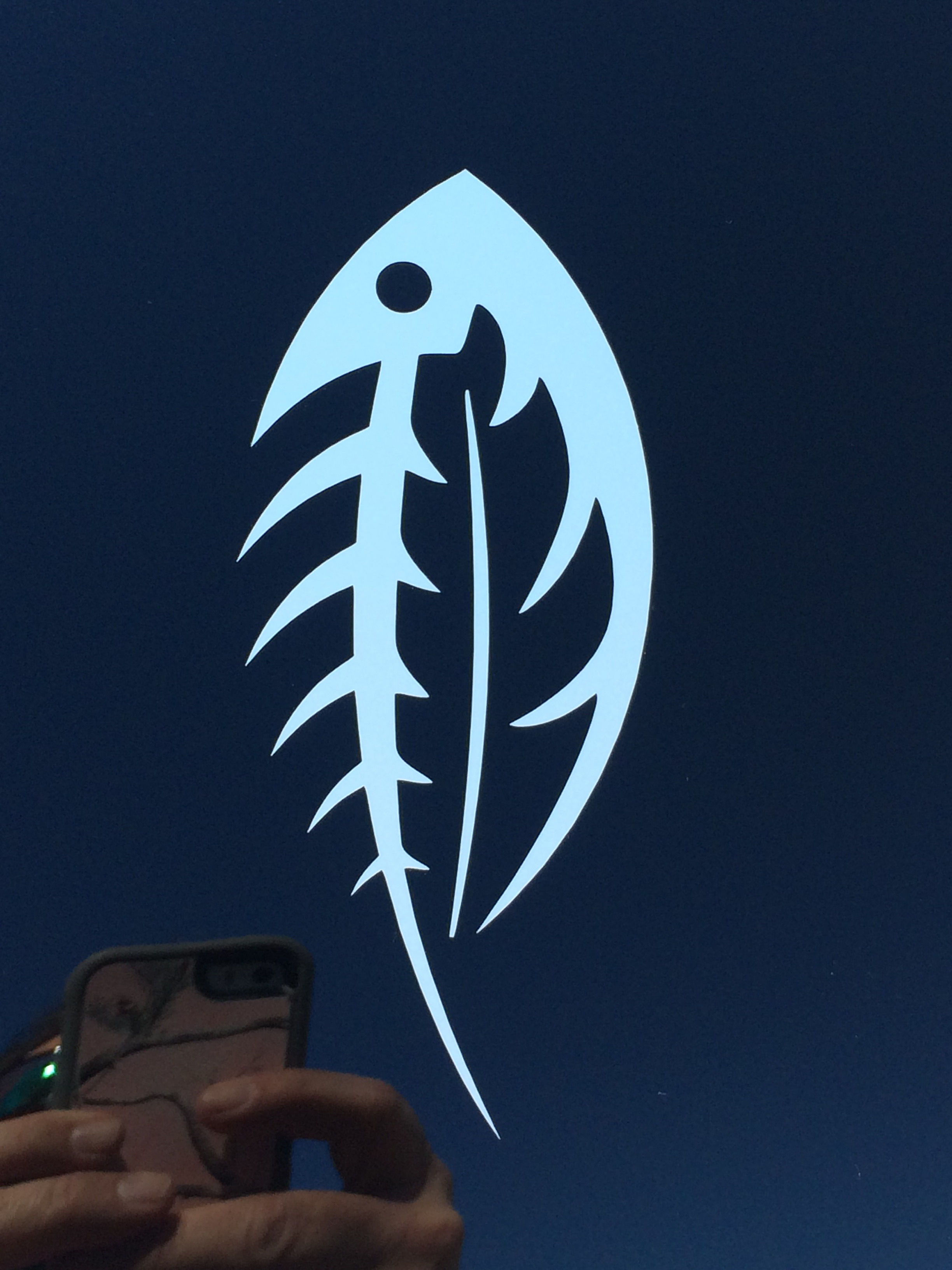 CAO Fishbone Sticker