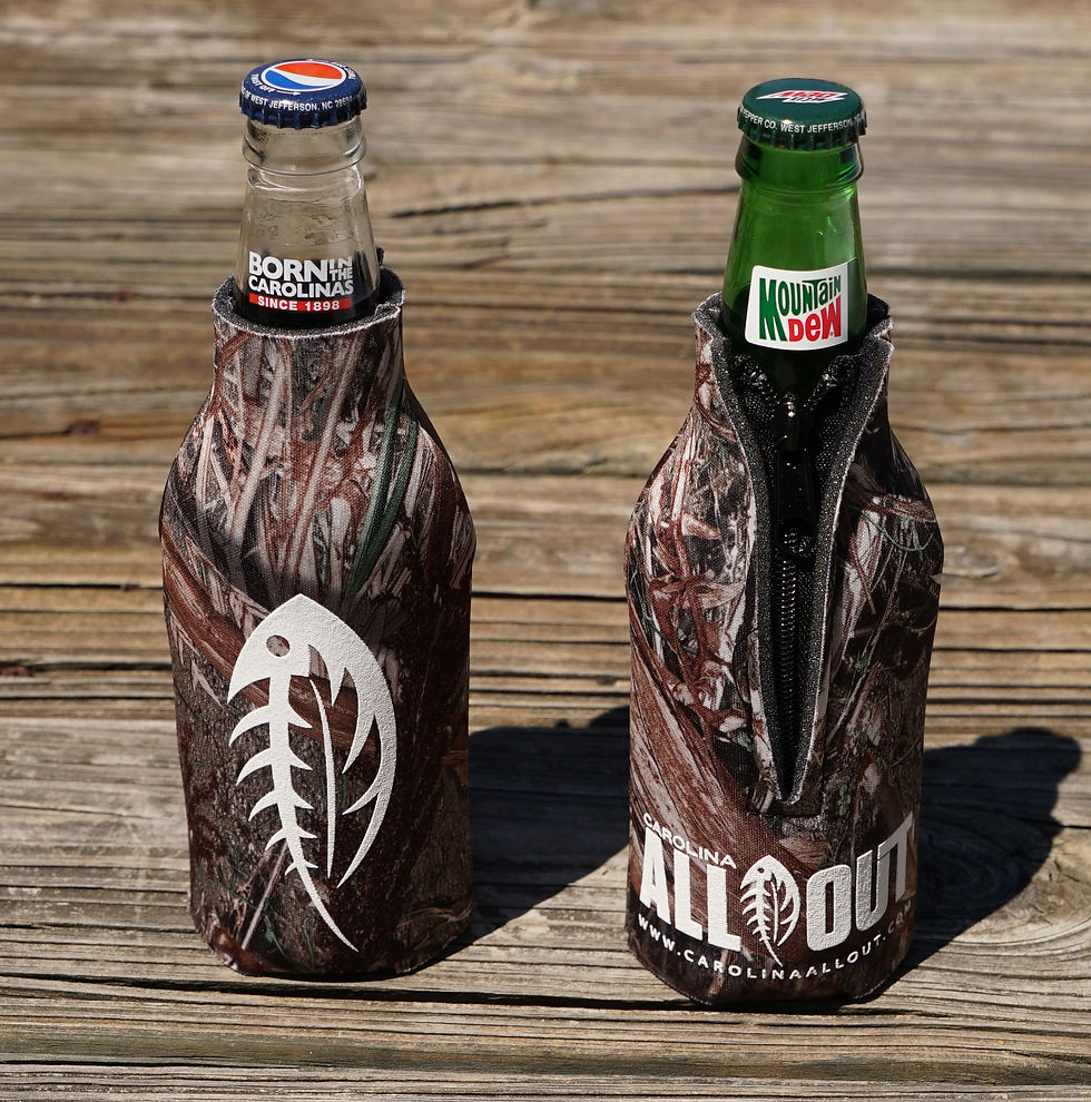 CAO Bottle Koozie Mossy Oak Duckblind