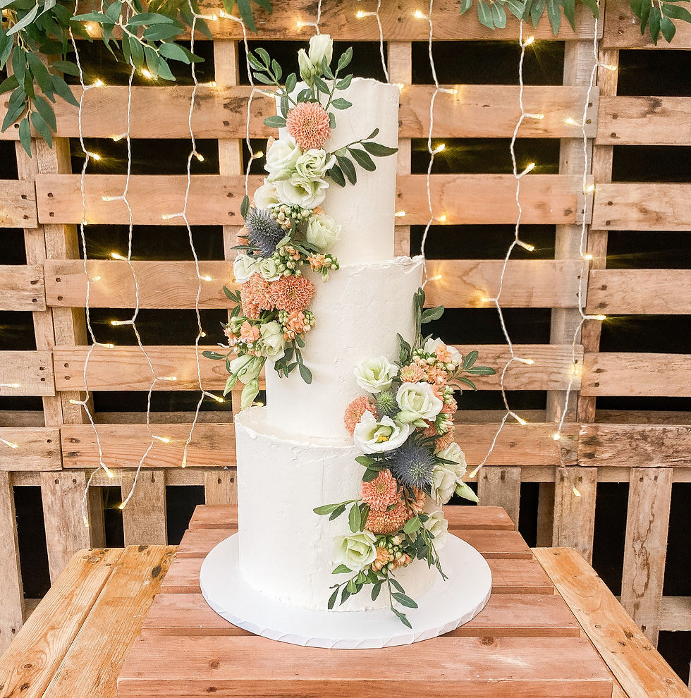 Smooth Buttercream with Flowers