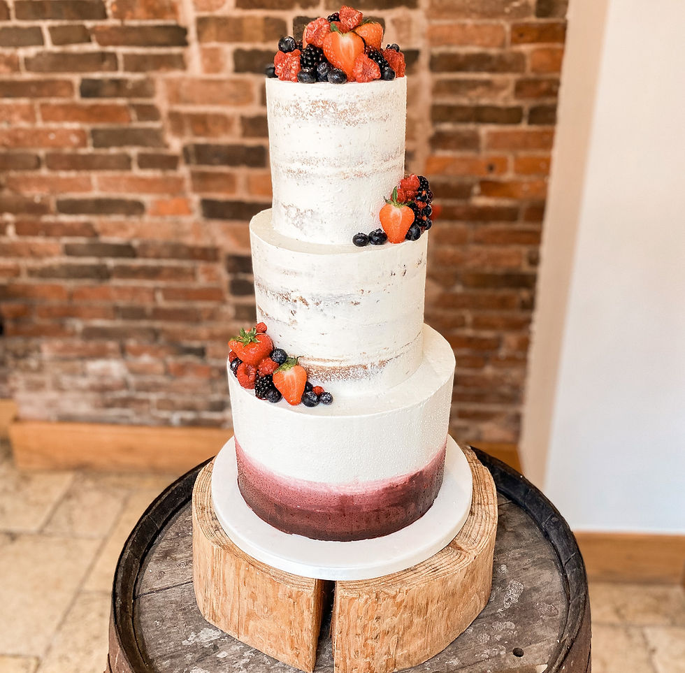 Fruit Semi Naked Cake