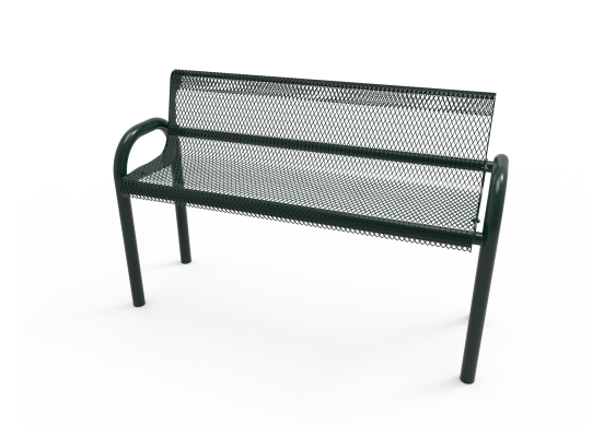 Thumbnail: Diamond Pattern MOD Bench with Back