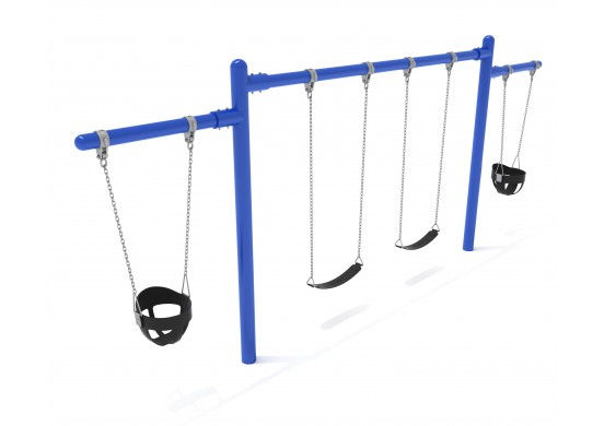 Thumbnail: 7/8 feet high Elite Cantilever Swing - 1 Bay 2 Cantilevers