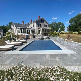 stone patio